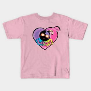 Fnf Whitty mod character graffiti love Kids T-Shirt